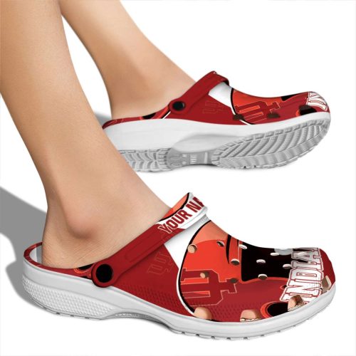 personalized indiana hoosiers baseball helmet clog fashion forward