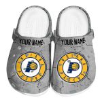 personalized indiana pacers cracked texture clog best selling
