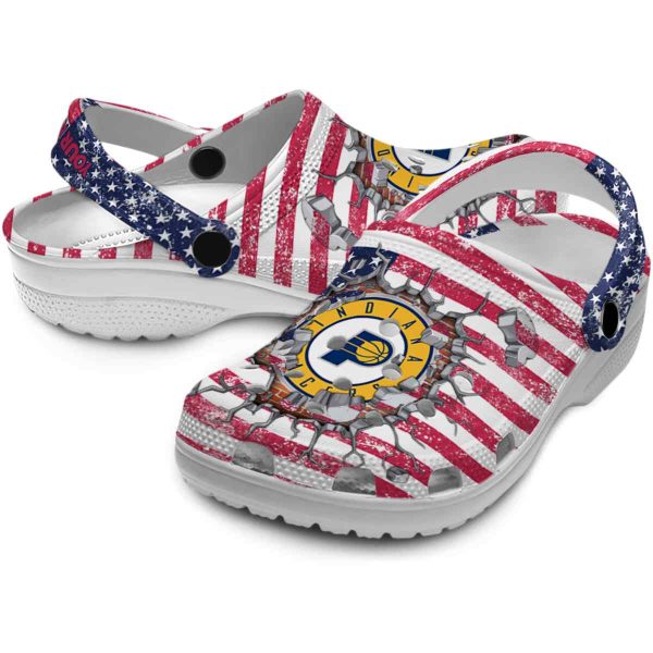 personalized indiana pacers freedom splinter clog high quality