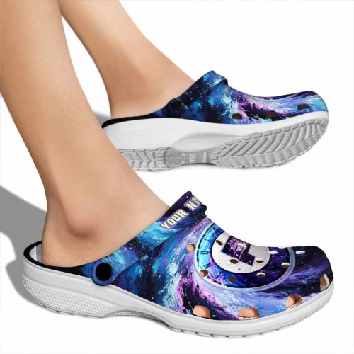 personalized indiana pacers galaxy swirl clog fashion forward