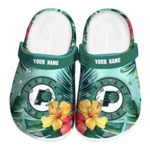 personalized indiana pacers tropical vibes clog best selling