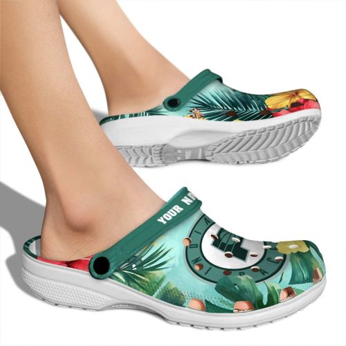 personalized indiana pacers tropical vibes clog fashion forward