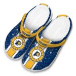 personalized indiana pacers vertical stripes clog best selling
