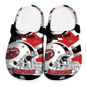 personalized jacksonville state gamecocks football helmet clog best selling