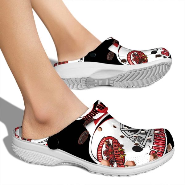personalized jacksonville state gamecocks football helmet clog fashion forward