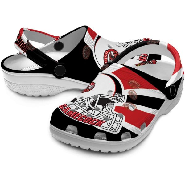 personalized jacksonville state gamecocks football helmet clog high quality