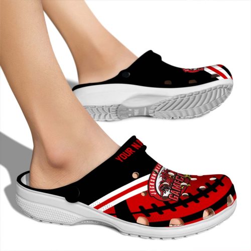 personalized jacksonville state gamecocks football motif clog fashion forward