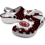 personalized jacksonville state gamecocks zigzag paint burst clog best selling