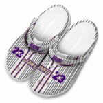 personalized james madison dukes pinstripe pattern clog best selling