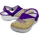 personalized james madison dukes striped accents clog best selling