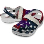 personalized kansas state wildcats patriotic stripes clog best selling