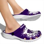 personalized kansas state wildcats splatter background clog best selling