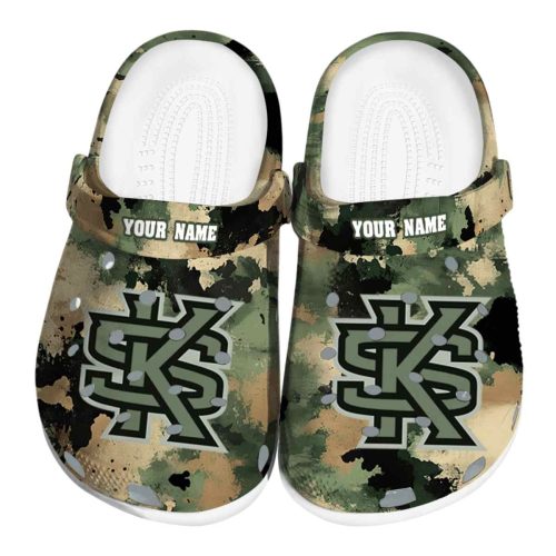 personalized kennesaw state owls camouflage craze clog best selling