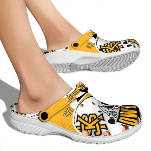 personalized kennesaw state owls football helmet clog fashion forward