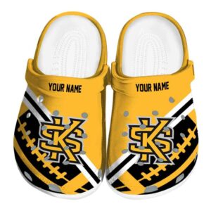 personalized kennesaw state owls football motif clog best selling