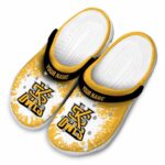personalized kennesaw state owls splash art clog best selling