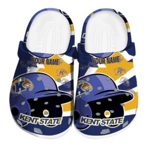 personalized kent state golden flashes baseball helmet clog best selling
