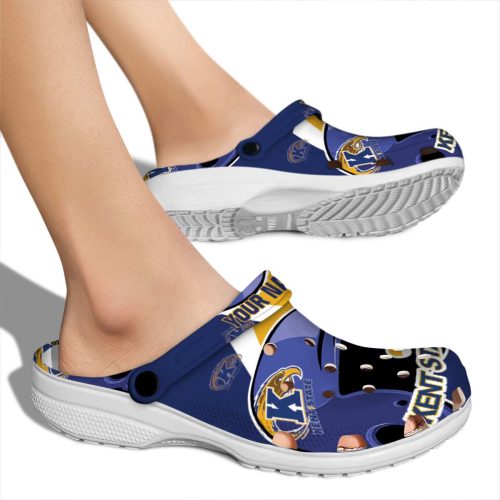 personalized kent state golden flashes baseball helmet clog fashion forward