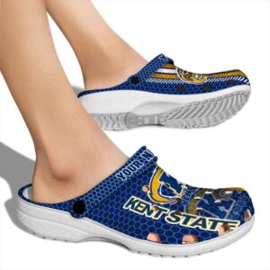 personalized kent state golden flashes contrasting stripes clog fashion forward
