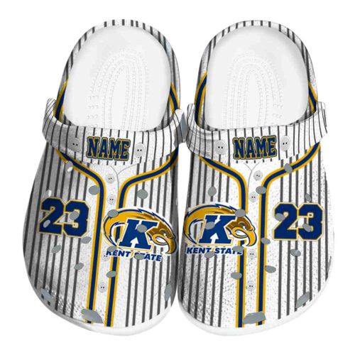 personalized kent state golden flashes pinstripe pattern clog best selling