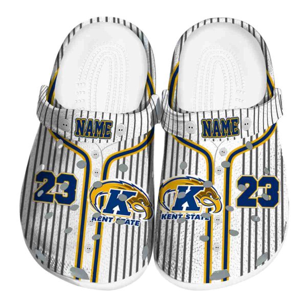 personalized kent state golden flashes pinstripe pattern clog best selling