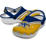 personalized kent state golden flashes striped accents clog best selling
