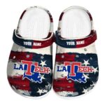 Personalized LA Tech Patriotic Stripes Clog 1 personalized la tech patriotic stripes clog best selling