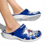 personalized la tech splatter background clog best selling