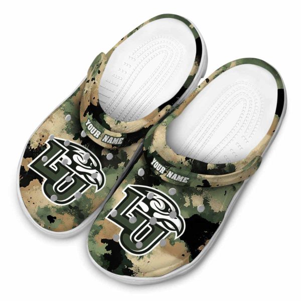 personalized liberty flames camouflage craze clog latest model