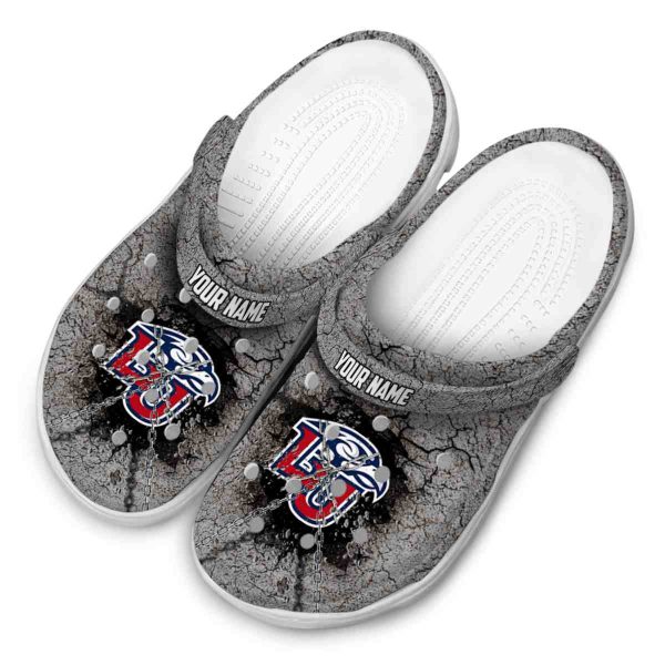 personalized liberty flames cracked ground texture clog latest model