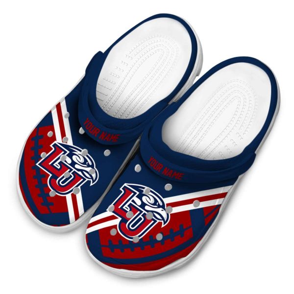 personalized liberty flames football motif clog latest model
