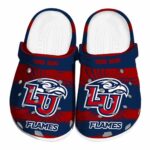 personalized liberty flames paint splatter graphics clog best selling