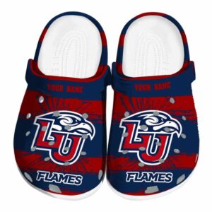 personalized liberty flames paint splatter graphics clog best selling
