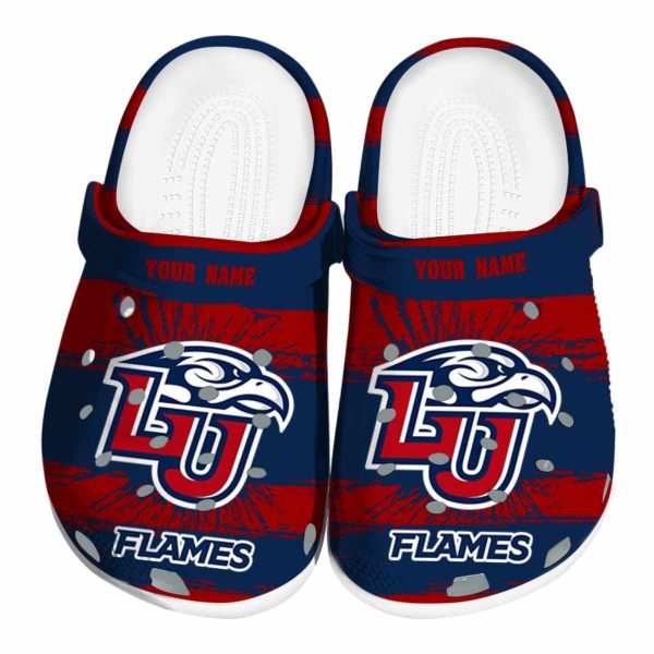 personalized liberty flames paint splatter graphics clog best selling