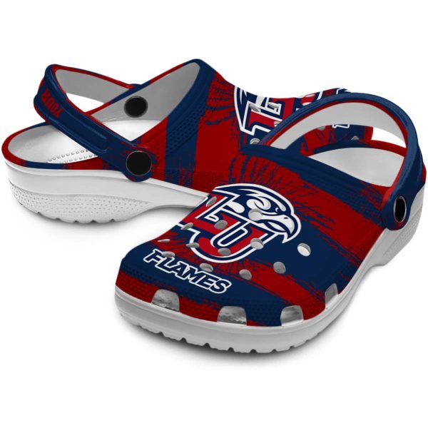 personalized liberty flames paint splatter graphics clog high quality