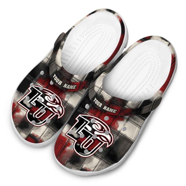 personalized liberty flames plaid fusion clog latest model