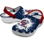 personalized liberty flames splash art clog best selling
