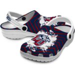 personalized liberty flames zigzag paint burst clog best selling