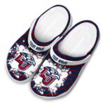 personalized liberty flames zigzag paint burst clog best selling
