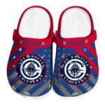 personalized los angeles clippers star spangled graphic clog best selling