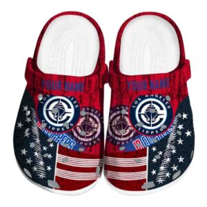 personalized los angeles clippers star spangled side pattern clog best selling