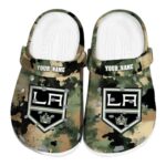 personalized los angeles kings camouflage craze clog best selling
