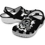 personalized los angeles kings gripping hand clog best selling
