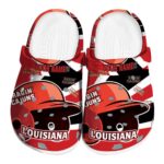 personalized louisiana ragin cajuns baseball helmet clog best selling