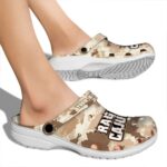 personalized louisiana ragin cajuns desert camo clog best selling