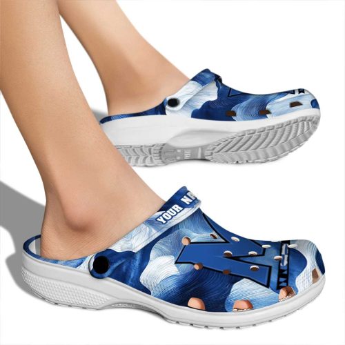 personalized maryland terrapins ocean waves clog fashion forward
