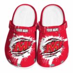personalized maryland terrapins splash motif background clog best selling