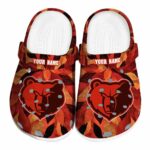 personalized memphis grizzlies autumn leaves clog best selling