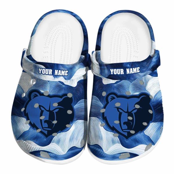 personalized memphis grizzlies ocean waves clog best selling
