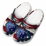 personalized memphis grizzlies patriotic stripes clog best selling